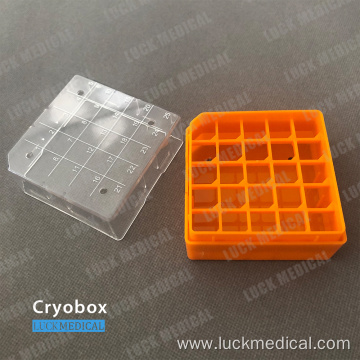 Plastic Cryobox for Cryotube Storage